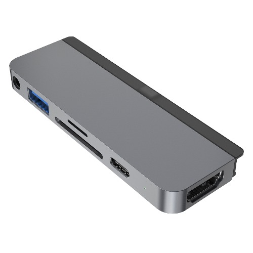 [HD319B-GRY] 하이퍼 드라이브 6 IN 1 USB-C 허브 (iPad Pro/Air용) (그레이)