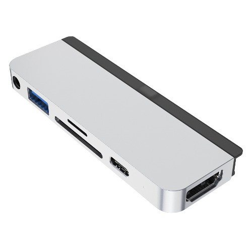 [HD319B-SIL] 하이퍼 드라이브 6 IN 1 USB-C 허브 (iPad Pro/Air용) (실버)